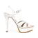 Sandalia Plataforma Linda Verniz Branco