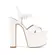 Sandalia Plataforma Zoe Verniz Branco