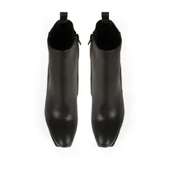 Bota Plataforma Scarlett Couro Preto