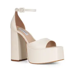 Sandalia Sally Couro Off White