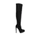 Bota Over The knee Nadine Camurça Preto