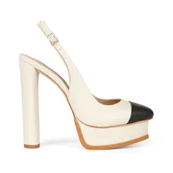 Plataforma Olivia Couro Branco