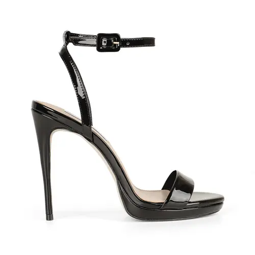Sandalia Plataforma Ananda Verniz Preto