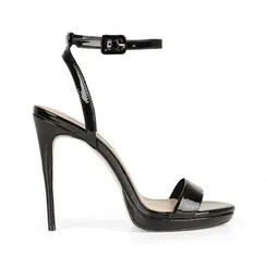 Sandalia Plataforma Ananda Verniz Preto