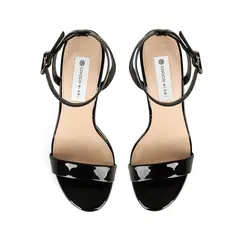 Sandalia Plataforma Ananda Verniz Preto