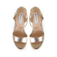 Sandalia Plataforma Isabela Ouro