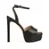 Sandalia Plataforma Lizzie Couro Preto