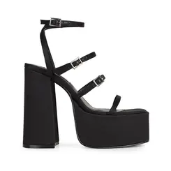 Sandalia Plataforma Pietra Preto
