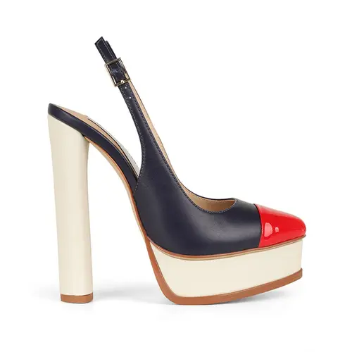 Plataforma Olivia Couro Multi
