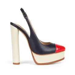 Plataforma Olivia Couro Multi