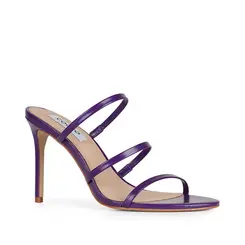 Mule Anna Couro Roxo