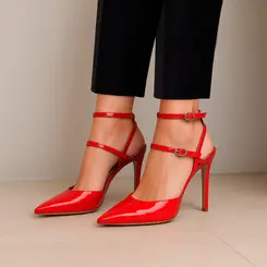 Scarpin Miranda Verniz Vermelho