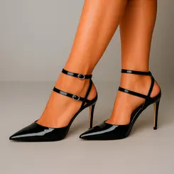 Scarpin Miranda Verniz Preto