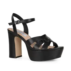 Sandalia Plataforma Thereza Couro Preto