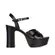 Sandalia Plataforma Thereza Couro Preto