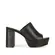 Mule Plataforma Melinda Couro Preto