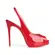 Peep Toe Elisa Verniz Vermelho