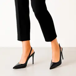 Scarpin Fran Verniz Preto