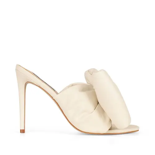 Mule Lira Couro Off White