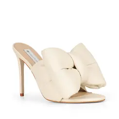 Mule Lira Couro Off White