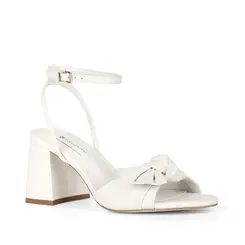 Sandalia Angel Couro Off White