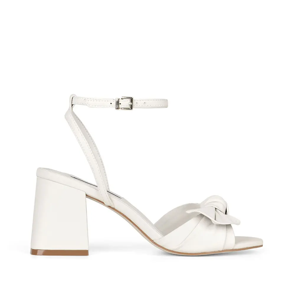 Sandália Angel Couro Branco | Sandália de Luxo | Cocco Miami