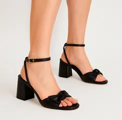 Sandalia Angel Couro Preto