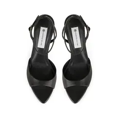 Sandalia Estella Couro Preto