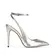 Scarpin Grace Couro Prata