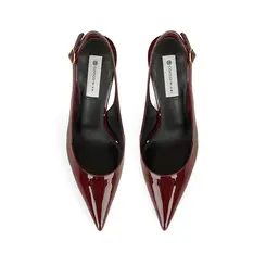 Scarpin Fran Verniz Cereja