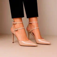 Scarpin Miranda Verniz Nude