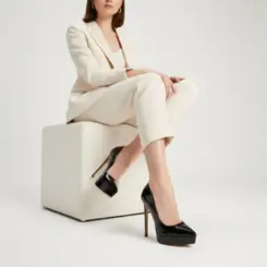 Plataforma Giulia Verniz Preto