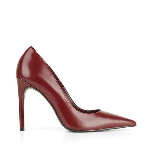 Scarpin Deborah Couro Cereja