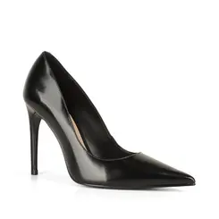Scarpin Deborah Couro Preto