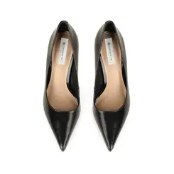 Scarpin Deborah Couro Preto