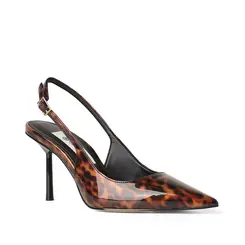 Scarpin Erika Verniz Leopardo