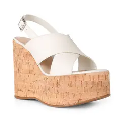Plataforma Celine Couro Branco