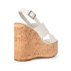 Plataforma Celine Couro Branco
