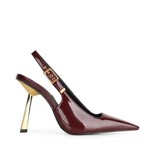 Scarpin Slingback Aurora Cereja