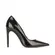 Scarpin Deborah Couro Preto Pronta Entrega