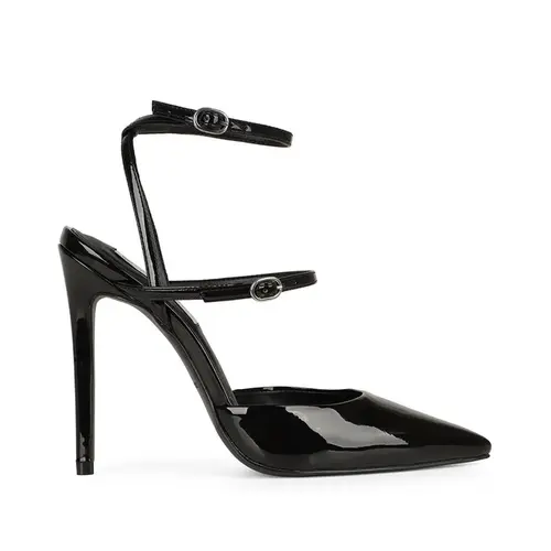 Scarpin Miranda Verniz Preto Pronta Entrega