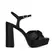 Sandalia Plataforma Whitney Couro Preto