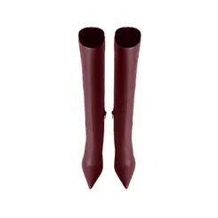Bota Rachel Couro Cereja