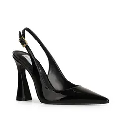 Scarpin Clarice Couro Verniz Preto