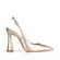 Scarpin Clarice Couro Metalizado Ouro