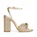 Sandalia Florence Couro Ouro