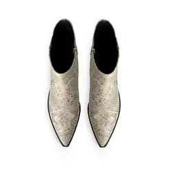 Bota Suzan Couro Taupe