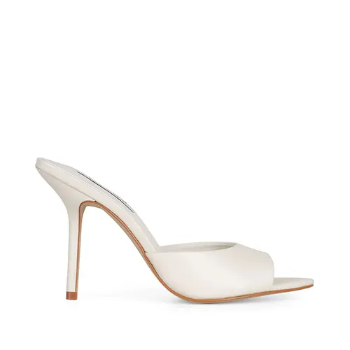 Mule Mia Couro Off White