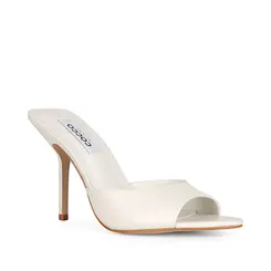 Mule Mia Couro Off White