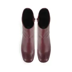 Bota Chloe Couro Cereja